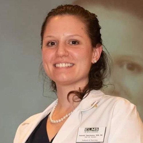 A photograph of Amanda Hughes, DNP